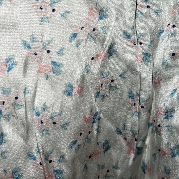 Eberjey Floral Lace Satin Robe - Picture 6 of 6